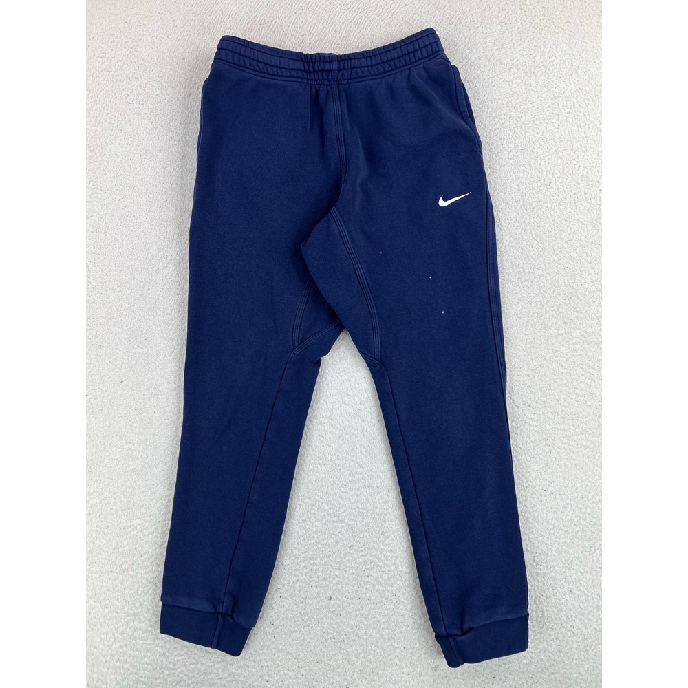 Nike Pants Mens Medium Blue Club Fleece Sweatpants Joggers Swoosh 716830-410